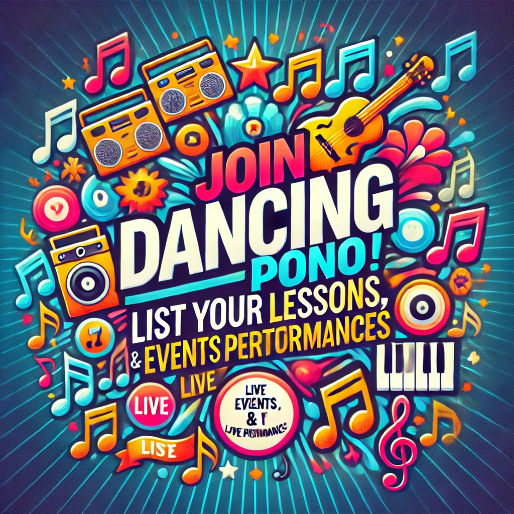 📢 ダンシングポノにあなたの情報を掲載しませんか? 💃🎶