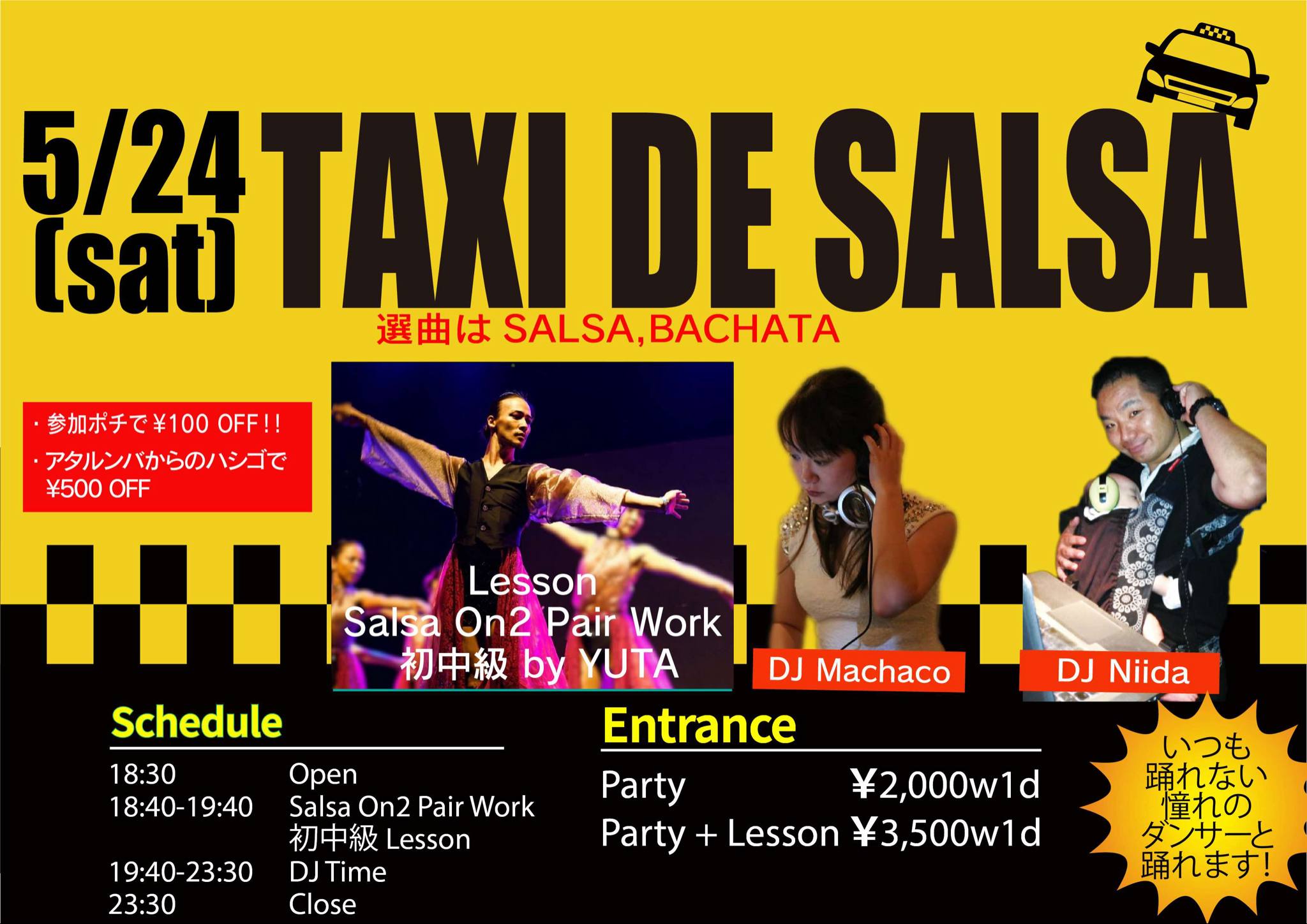 TAXI DE SALSA Guest DJ machaco