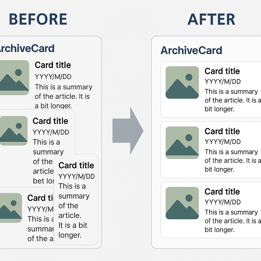 CSSはAIにおまかせ!アーカイブページのレイアウト崩れを一瞬で解決した話