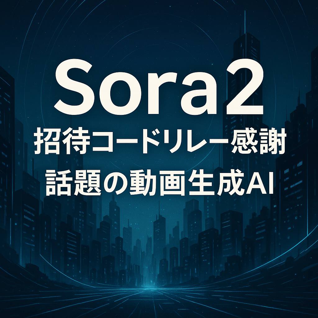 🎬 Sora2の招待コードをゲット!話題の動画生成AIを試すまでの道のり