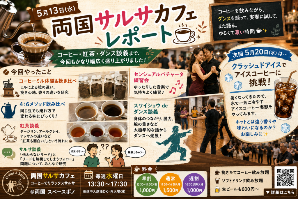 5月13日(水) 両国サルサカフェ レポート
