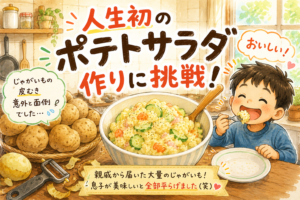 初めてのポテトサラダ作り