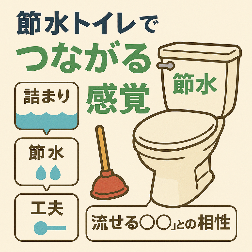 🚽 節水トイレと、つながる感覚のお話
