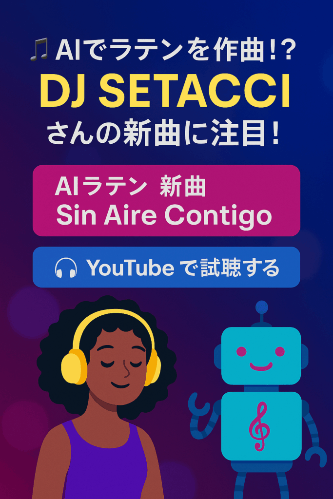 🎵 AIでラテンを作曲!?DJ Setacciさんの新曲に注目!