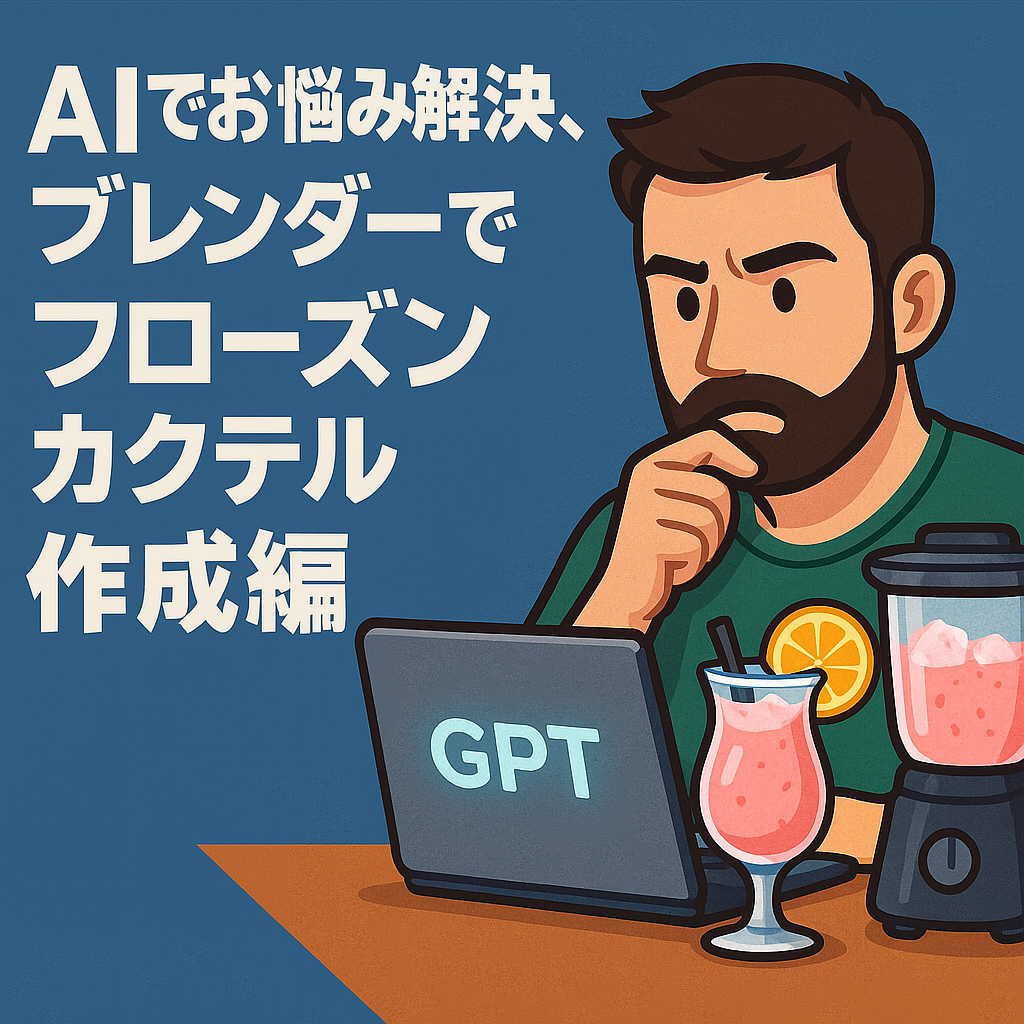 【イベントレポート】AIでお悩み解決！ブレンダーでフローズンカクテル作成編