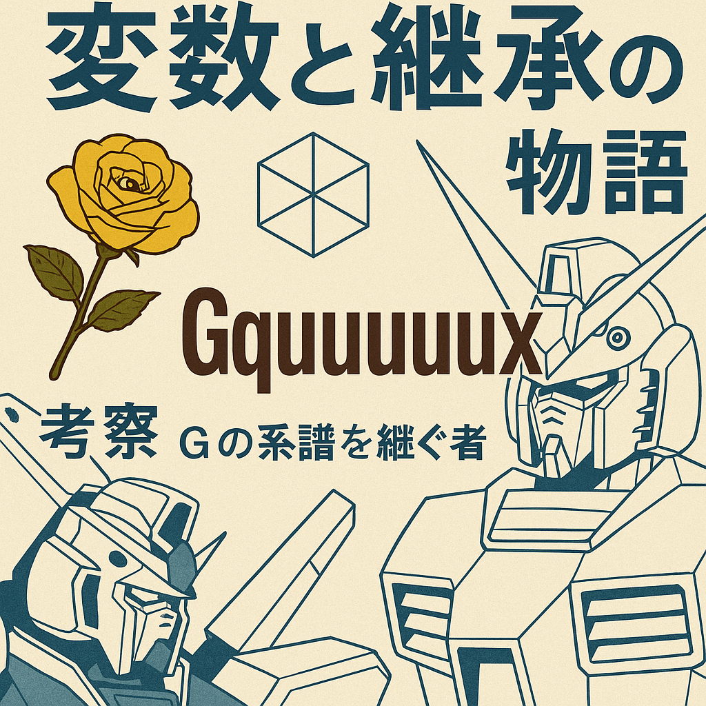 【考察】GQuuuuuuX最終回と“変数の物語”――富野ガンダムとの対話