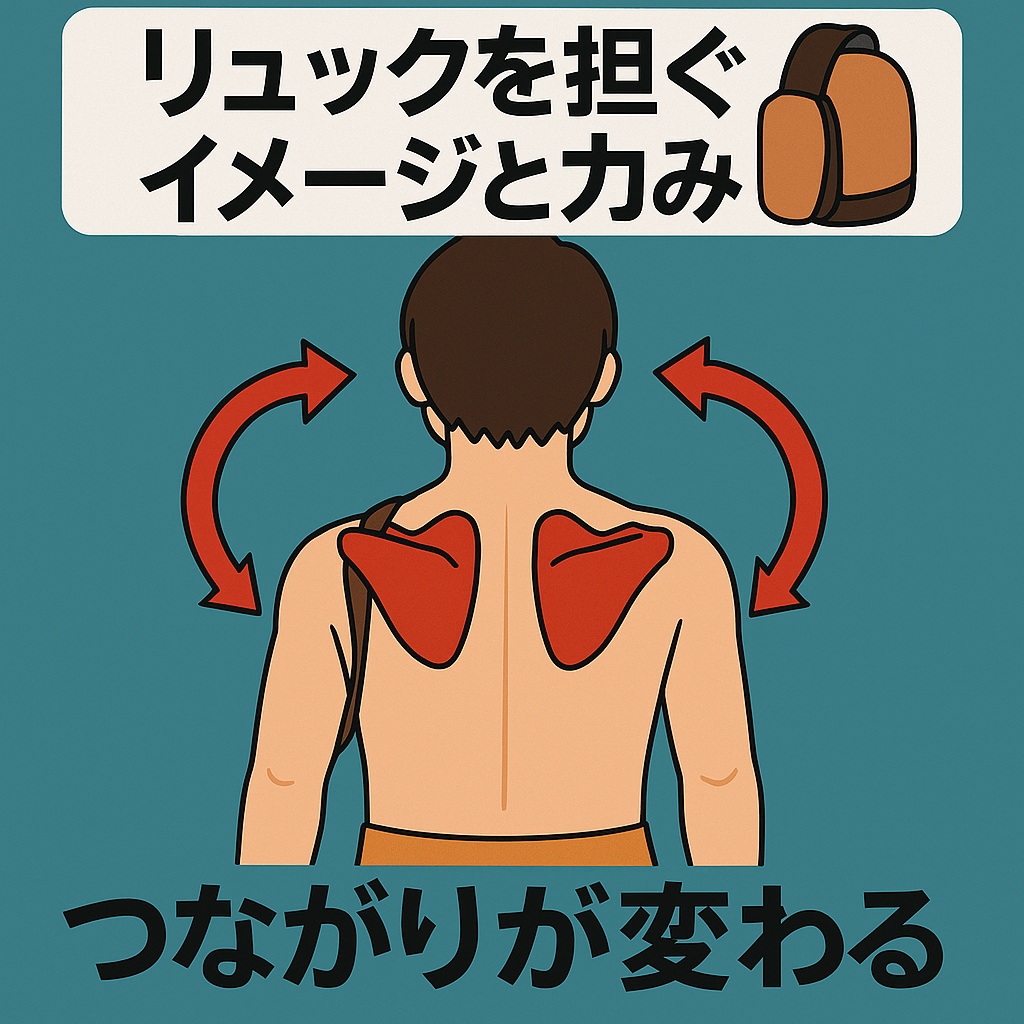 「肩甲骨」と🎒「担ぐ動作」と「力み」と「リードが途切れる」関連——ペアダンスと身体操作の話
