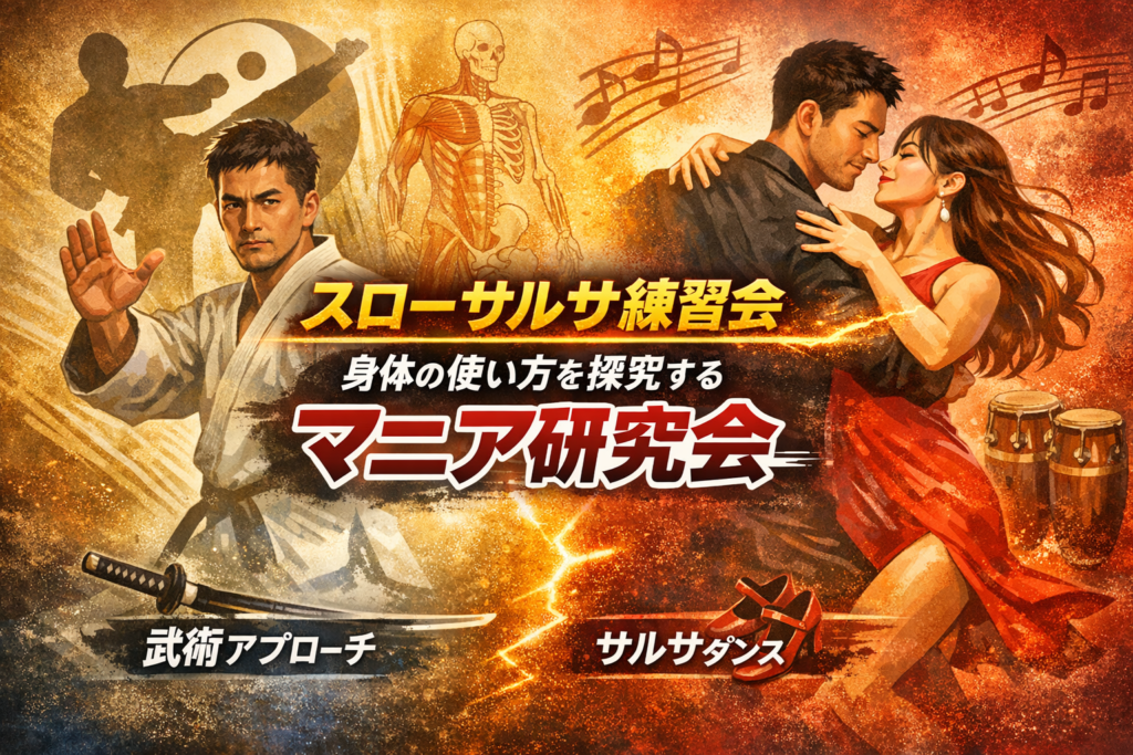 スローサルサ練習会 ― 身体の使い方を探究するマニア研究会 ― レポート