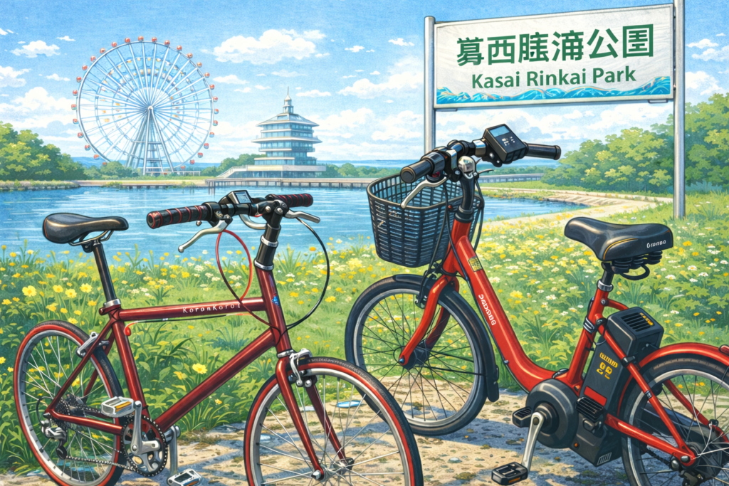 サクッと散策｜自転車で葛西臨海公園まで