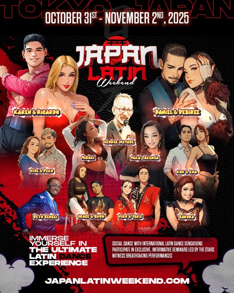 Japan Latin Weekend 2025 – Oct 31(Fri)〜Nov 2(Sun) 世界トップダンサー集結!音楽とダンスの3日間✨